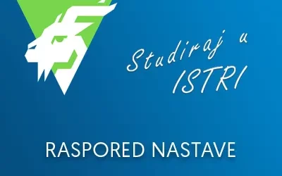 Raspored nastave ak. god. 2026./2027. – zimski semestar