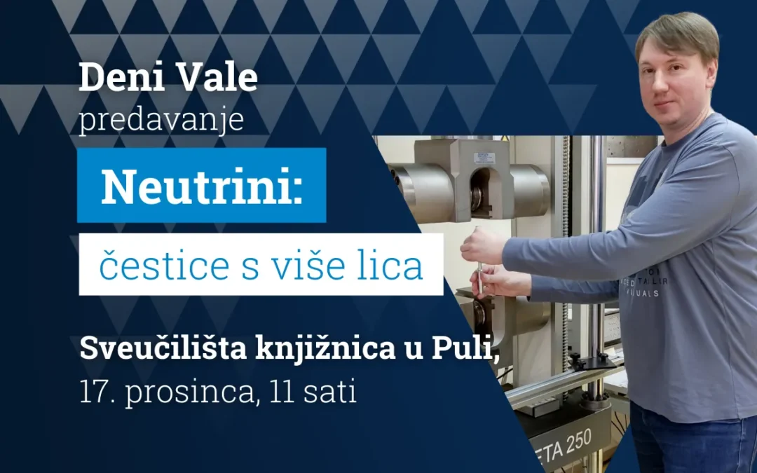 Posjetite predavanje Denija Vale o tajanstvenim česticama svemira